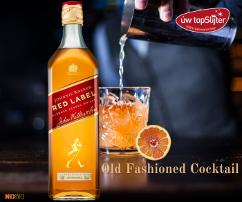 Old Fashioned Cocktail - Johnnie Walker Red Label - uw topSlijter - mixtip